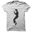 Shirt Michael Jackson Moonwalk blanc pour homme et femme