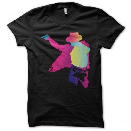 Shirt Michael Jackson pop art noir pour homme et femme