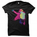 Shirt Michael Jackson pop art noir pour homme et femme