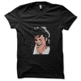 Shirt Michael Jackson visage fan art noir pour homme et femme