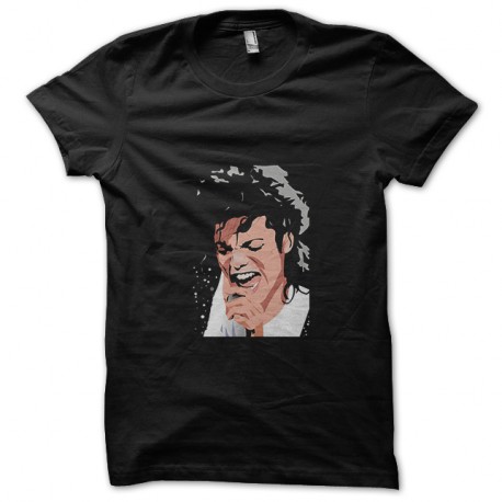 Shirt Michael Jackson visage fan art noir pour homme et femme