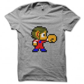 Shirt Alex Kidd in Miracle World gris pour homme et femme