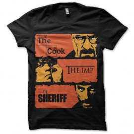 Tee shrt The Cook, The Imp, The Sheriff noir pour homme et femme
