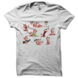 Shirt Worms blanc pour homme et femme