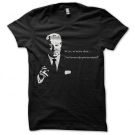 Shirt jean gabin le cave se rebiff en noir pour homme et femme