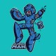 Shirt megaman zombi bleu clair pour homme et femme