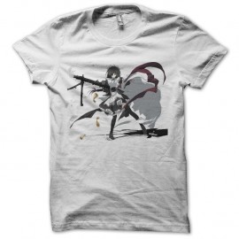 Shirt lady machine gun weapons blanc pour homme et femme