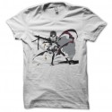 Shirt lady machine gun weapons blanc pour homme et femme