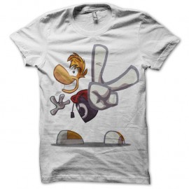 Shirt Rayman blanc pour homme et femme