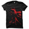 Shirt Batman ombre rouge en noir pour homme et femme