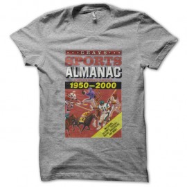 Shirt almanach des sports 1950-2000 gris pour homme et femme