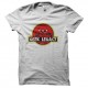 Shirt jurassic geek blanc pour homme et femme