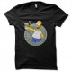 Shirt homer picole noir pour homme et femme