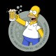 Shirt homer picole noir pour homme et femme