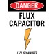 Shirt Flux capacitor retour vers le futur blanc pour homme et femme