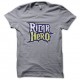 Shirt parodie guitar hero Ricard Hero gris pour homme et femme