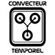 Shirt convecteur temporel blanc pour homme et femme
