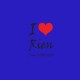 Shirt I love rien je parisien en bleu pour homme et femme