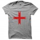 Shirt ancienne croix des templiers gris pour homme et femme