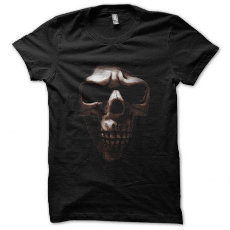 Shirt dark squelette noir pour homme et femme