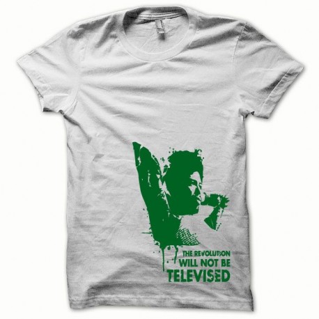 Shirt Afro Revolution vert/blanc pour homme et femme