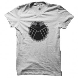 Shirt s.h.i.e.l.d comics book blanc pour homme et femme