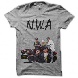 Shirt NWA gris pour homme et femme