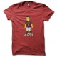 Shirt cristiano ronaldo en simspon de couleur rouge pour homme et femme