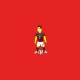 Shirt cristiano ronaldo en simspon de couleur rouge pour homme et femme