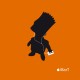 Shirt bart simpson i bart de couleur orange pour homme et femme