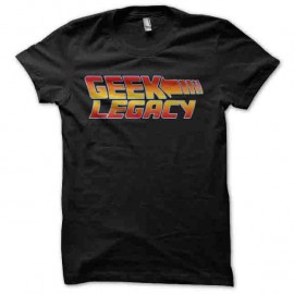 Shirt geek legacy noir pour homme et femme