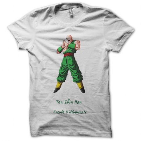 Shirt ten shin han l'illuminati de couleur blanc pour homme et femme