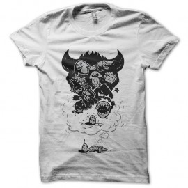 Shirt mauvais rêve de yoshi blanc pour homme et femme