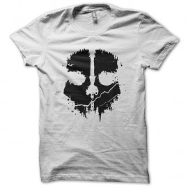 Shirt call of duty ghost artwork blanc pour homme et femme