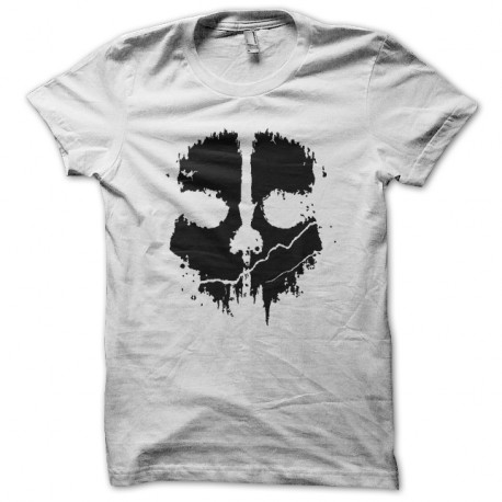 Shirt call of duty ghost artwork blanc pour homme et femme