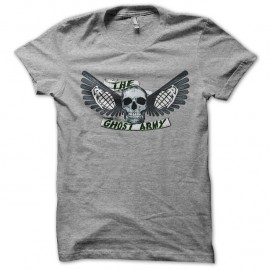 Shirt the ghost army gris pour homme et femme
