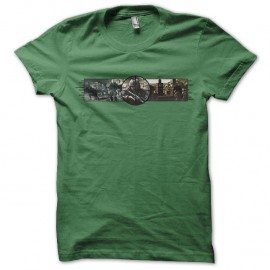Shirt target war of soldier vert pour homme et femme