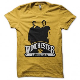 Shirt winchester supernatural jaune pour homme et femme