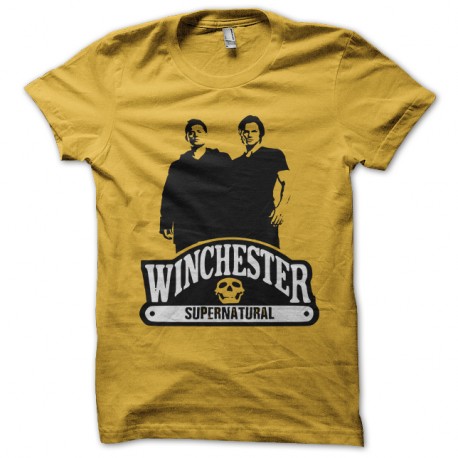 Shirt winchester supernatural jaune pour homme et femme
