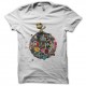 Shirt big little planet blanc pour homme et femme