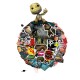Shirt big little planet blanc pour homme et femme