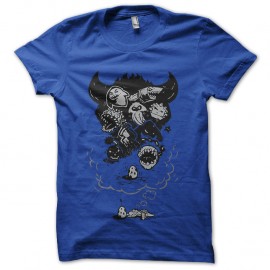 Shirt bad dream of Yoshi bleu pour homme et femme