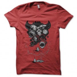 Shirt bad dream of Yoshi rouge pour homme et femme