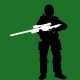 Shirt sniper ghost warrior vert pour homme et femme