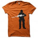 Shirt sniper ghost warrior orange pour homme et femme