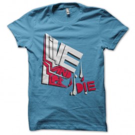 Shirt live and let die bleu pour homme et femme
