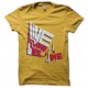 Shirt live and let die jaune pour homme et femme
