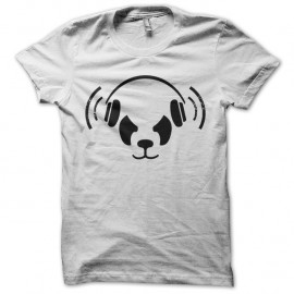 Shirt white panda dj blanc pour homme et femme
