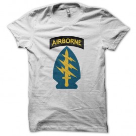 Shirt air borne us special force blanc pour homme et femme