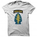 Shirt air borne us special force blanc pour homme et femme